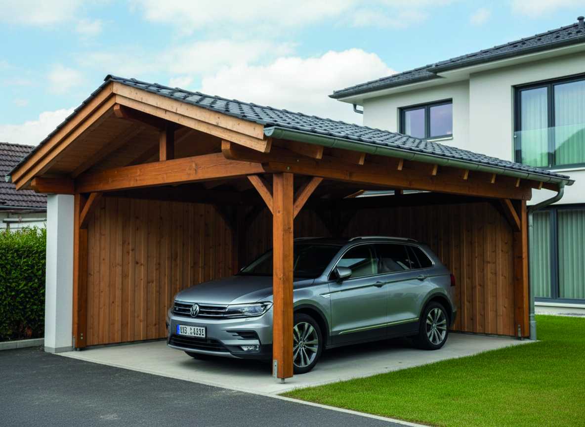Carport aus Holz