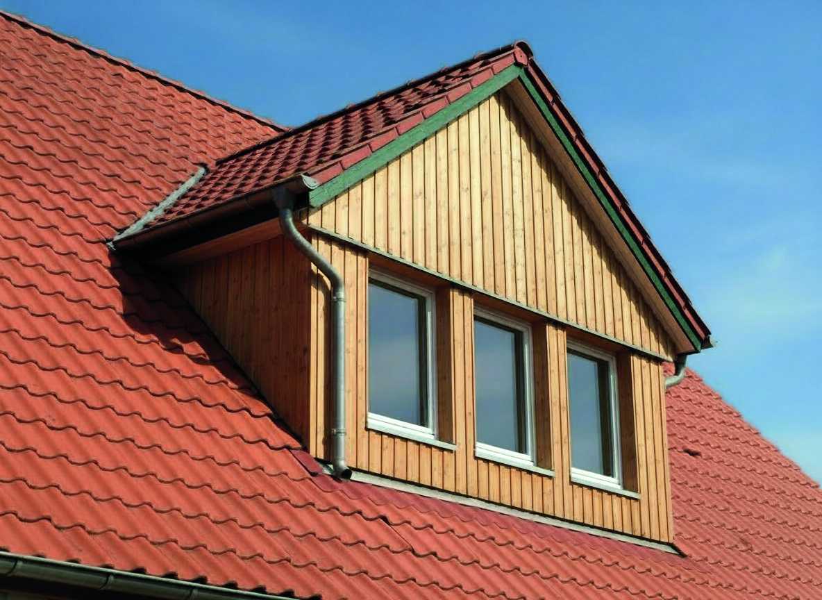 Dachgaube in Holzbauweise