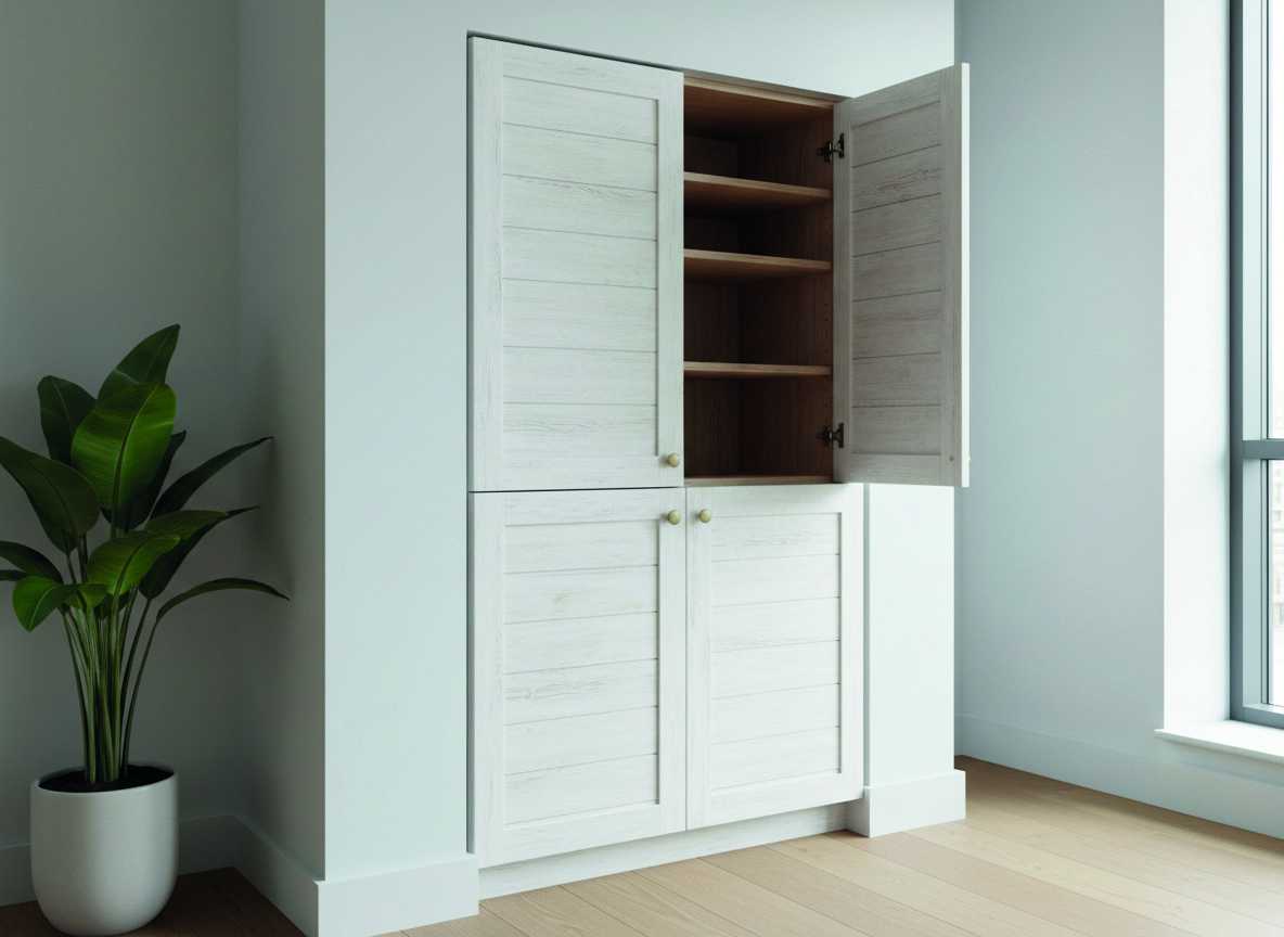 Einbauschrank aus Holz